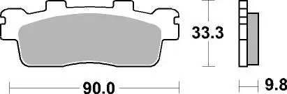 Bremsbelagsatz, Scheibenbremse BREMBO 07085 Bild Bremsbelagsatz, Scheibenbremse BREMBO 07085