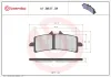 Bremsbelagsatz, Scheibenbremse BREMBO 07BB37SR Bild Bremsbelagsatz, Scheibenbremse BREMBO 07BB37SR