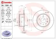 Bremsscheibe BREMBO 08.1395.40