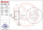 Bremsscheibe BREMBO 08.2536.10