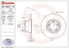 Bremsscheibe Vorderachse BREMBO 08.3637.10 Bild Bremsscheibe Vorderachse BREMBO 08.3637.10