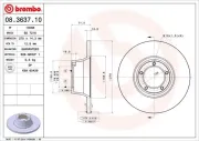 Bremsscheibe BREMBO 08.3637.10