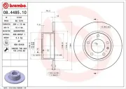 Bremsscheibe BREMBO 08.4485.10