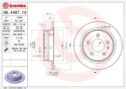 Bremsscheibe BREMBO 08.4487.10