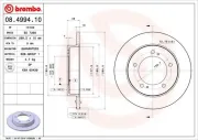 Bremsscheibe Vorderachse BREMBO 08.4994.10