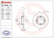 Bremsscheibe BREMBO 08.5026.10