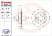 Bremsscheibe BREMBO 08.5037.10