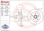 Bremsscheibe BREMBO 08.5177.20