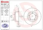 Bremsscheibe BREMBO 08.5347.11