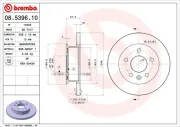 Bremsscheibe BREMBO 08.5396.10