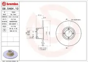 Bremsscheibe BREMBO 08.5464.10