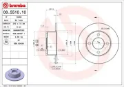 Bremsscheibe BREMBO 08.5510.10