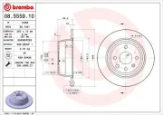 Bremsscheibe BREMBO 08.5559.10