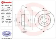 Bremsscheibe BREMBO 08.5645.50