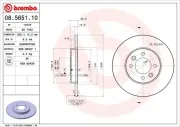 Bremsscheibe BREMBO 08.5651.10