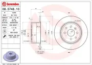 Bremsscheibe BREMBO 08.5748.10