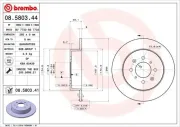 Bremsscheibe BREMBO 08.5803.41