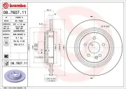 Bremsscheibe BREMBO 08.7607.11