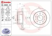 Bremsscheibe BREMBO 08.8094.40