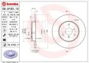 Bremsscheibe BREMBO 08.8163.10