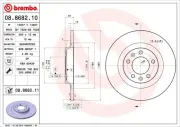 Bremsscheibe BREMBO 08.8682.11