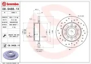 Bremsscheibe BREMBO 08.9488.1X