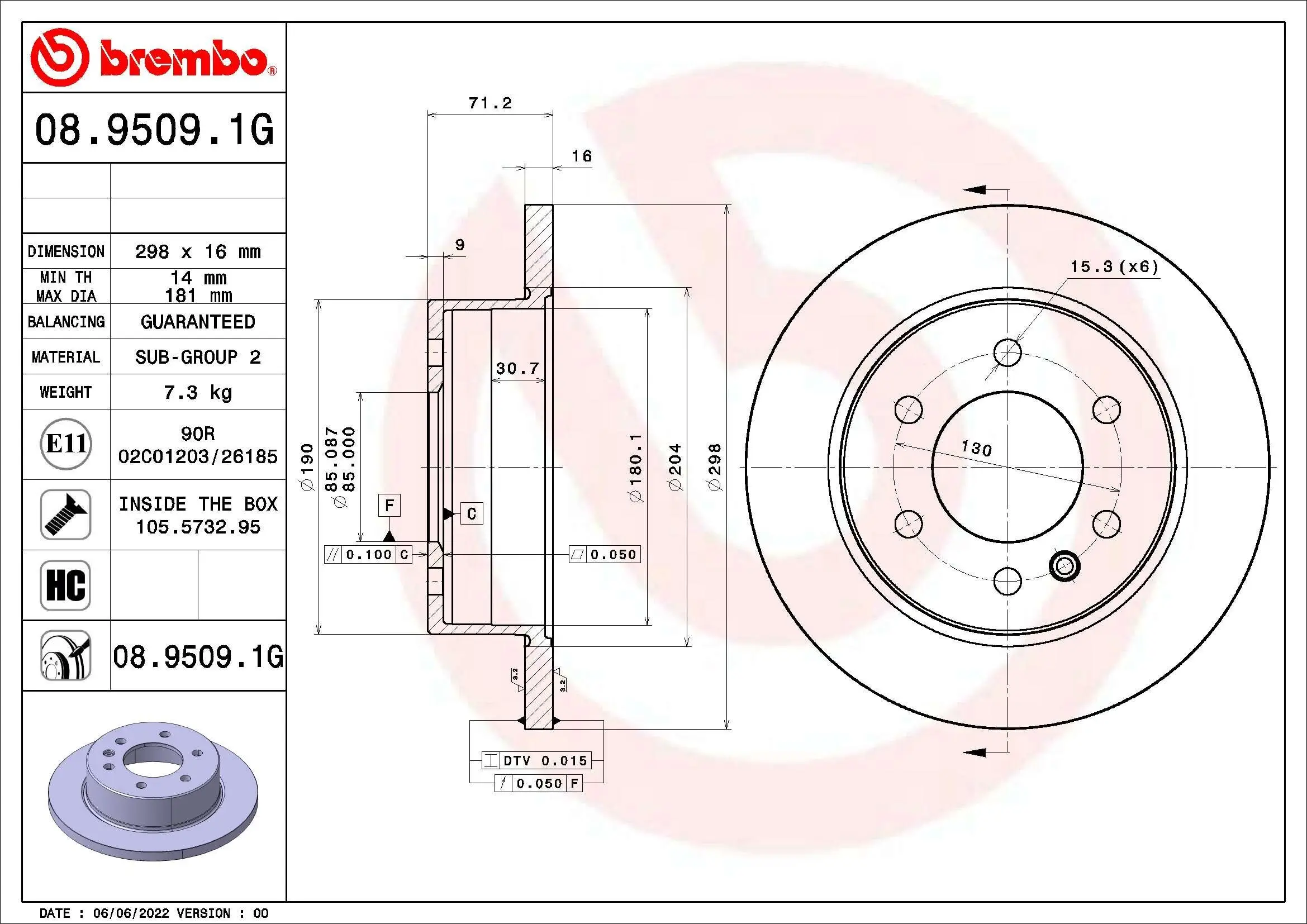 Bremsensatz, Scheibenbremse BREMBO KT 10 028