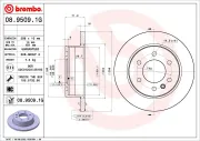 Bremsensatz, Scheibenbremse BREMBO KT 10 027