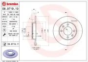 Bremsscheibe BREMBO 08.9719.10