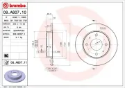 Bremsscheibe BREMBO 08.A607.11