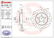 Bremsscheibe BREMBO 08.A725.1X