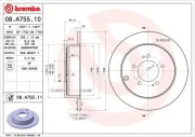 Bremsscheibe BREMBO 08.A755.11