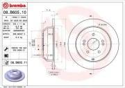 Bremsscheibe BREMBO 08.B605.11