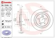 Bremsscheibe BREMBO 08.C248.11