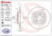 Bremsscheibe BREMBO 08.D760.11