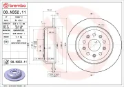 Bremsscheibe Hinterachse BREMBO 08.N352.11