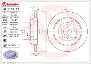 Bremsscheibe BREMBO 08.R101.11