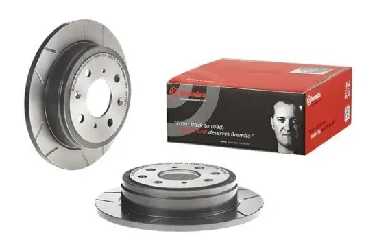Bremsscheibe Hinterachse BREMBO 08.7104.75 Bild Bremsscheibe Hinterachse BREMBO 08.7104.75