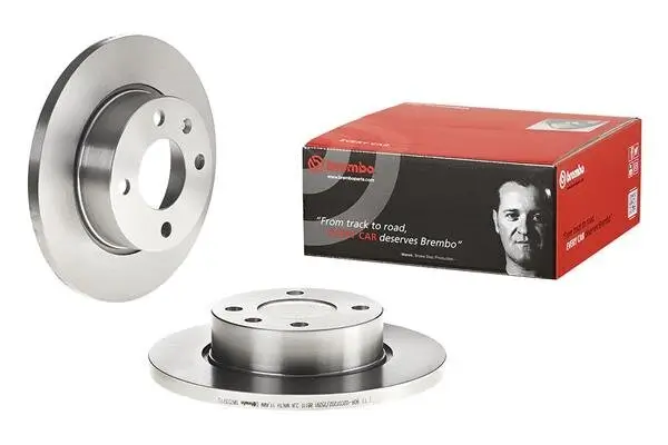 Bremsscheibe Vorderachse BREMBO 08.7237.10