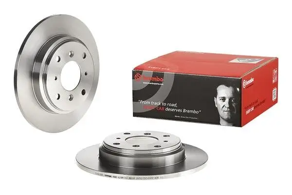 Bremsscheibe Hinterachse BREMBO 08.9139.10