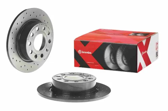 Bremsscheibe Hinterachse BREMBO 08.9502.1X Bild Bremsscheibe Hinterachse BREMBO 08.9502.1X