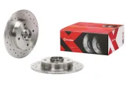 Bremsscheibe Hinterachse BREMBO 08.9512.2X