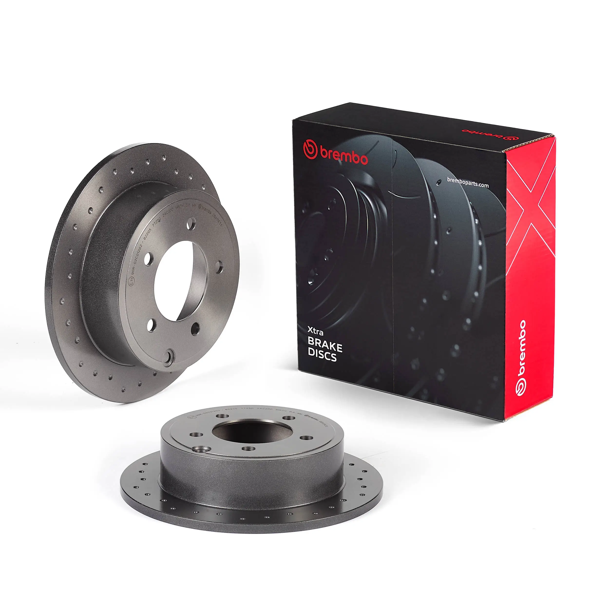 Bremsscheibe Hinterachse BREMBO 08.A114.3X