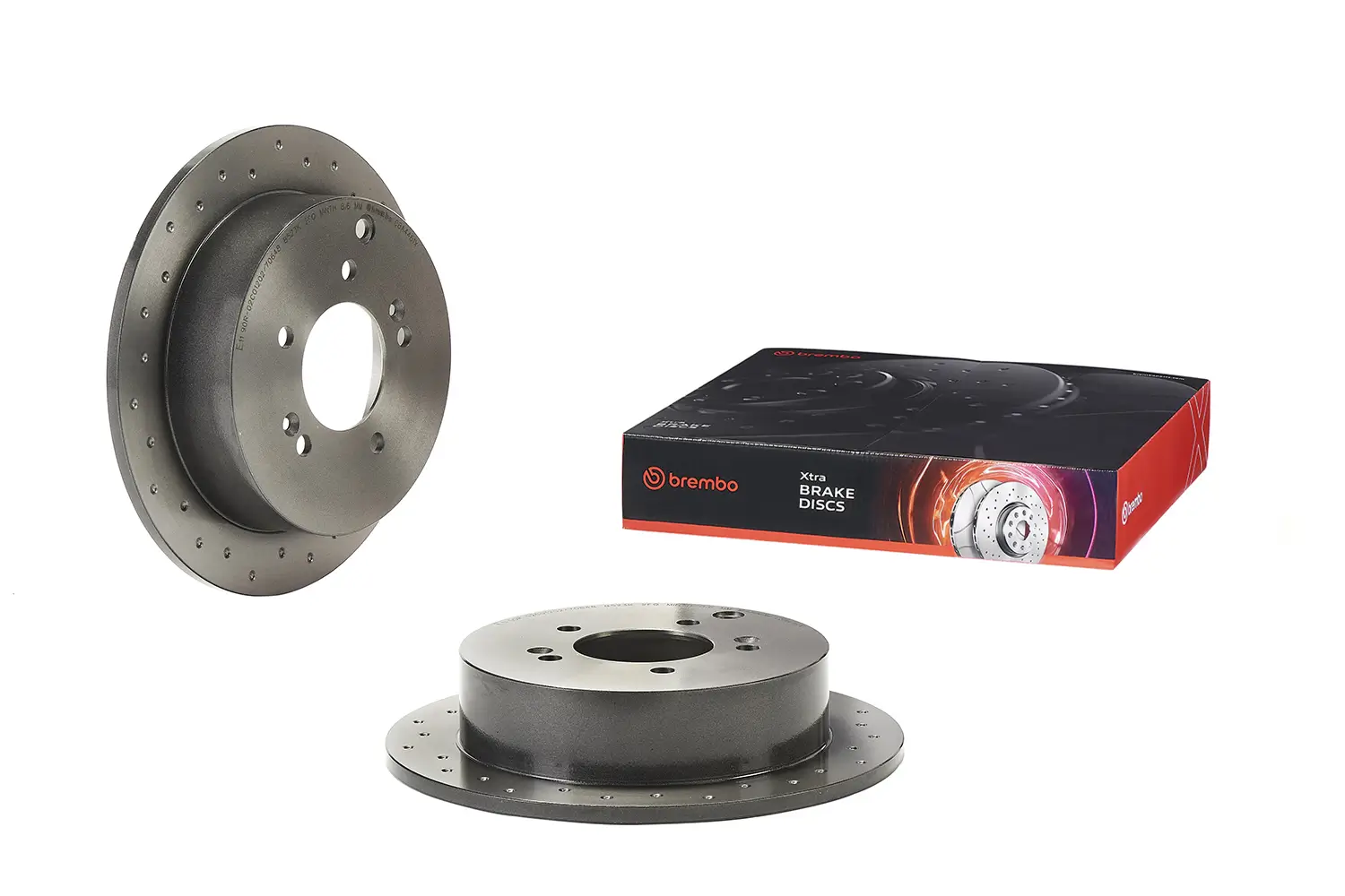 Bremsscheibe Hinterachse BREMBO 08.A446.1X