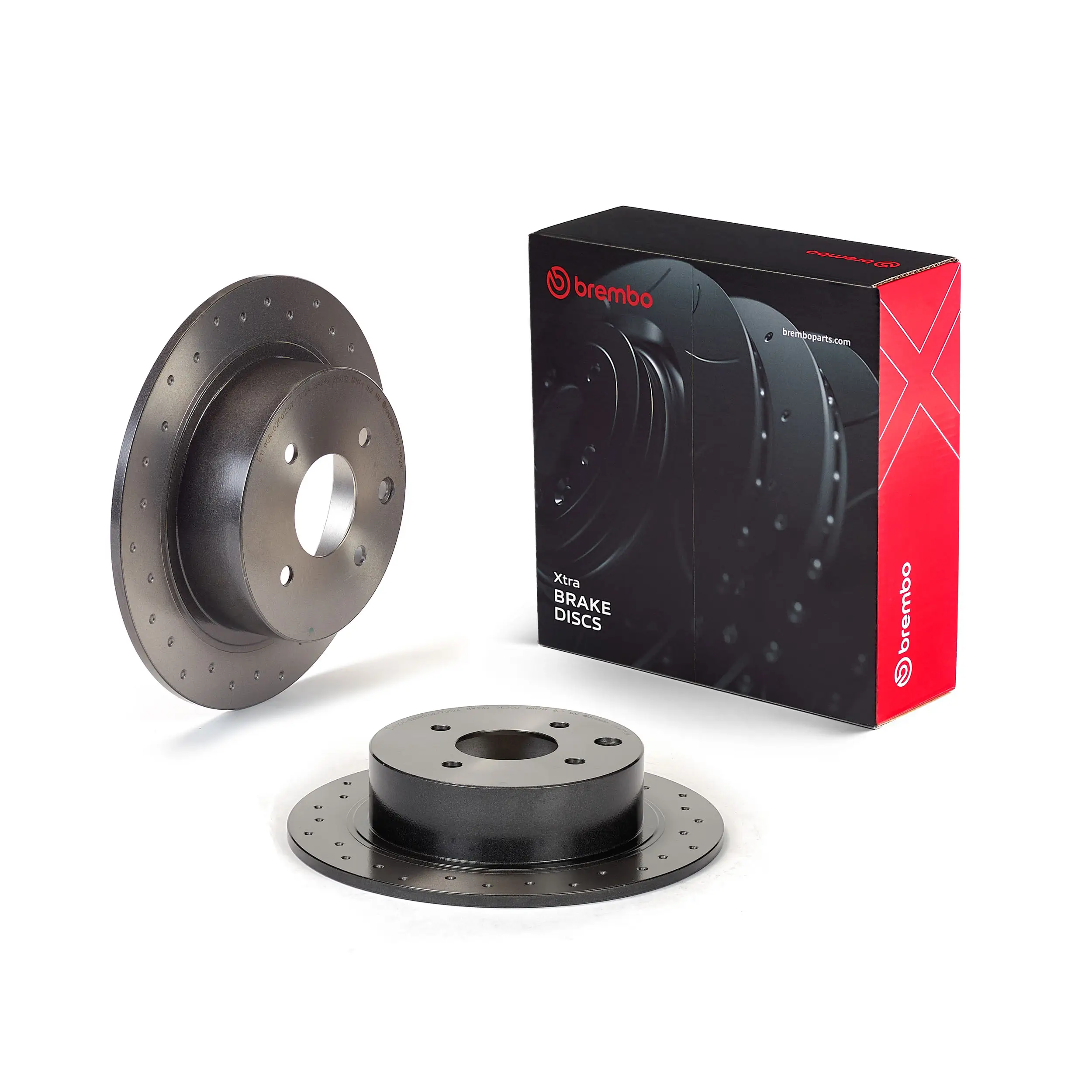 Bremsscheibe Hinterachse BREMBO 08.A715.2X