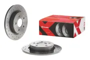 Bremsscheibe Hinterachse BREMBO 08.A725.1X