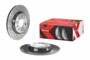 Bremsscheibe Hinterachse BREMBO 08.A759.1X