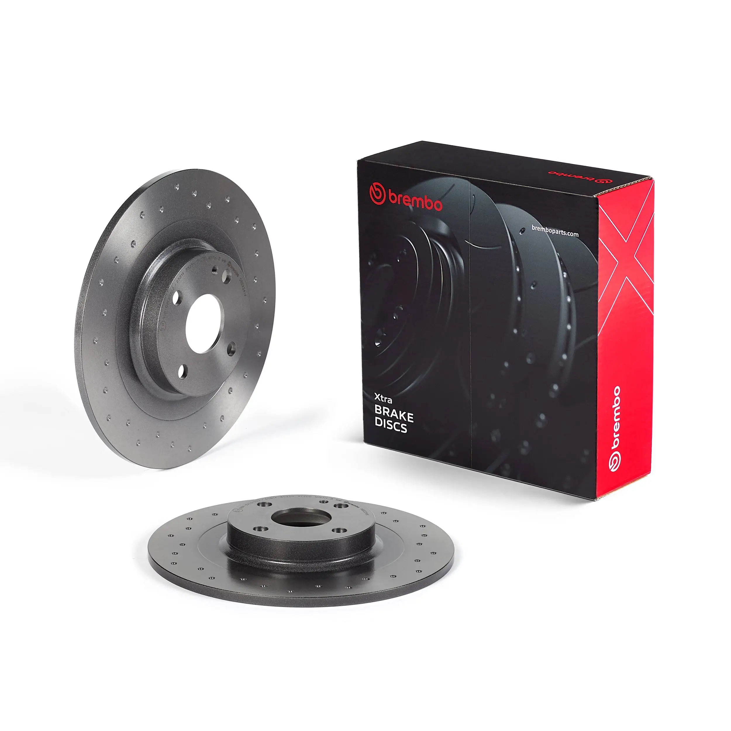 Bremsscheibe Hinterachse BREMBO 08.D224.1X