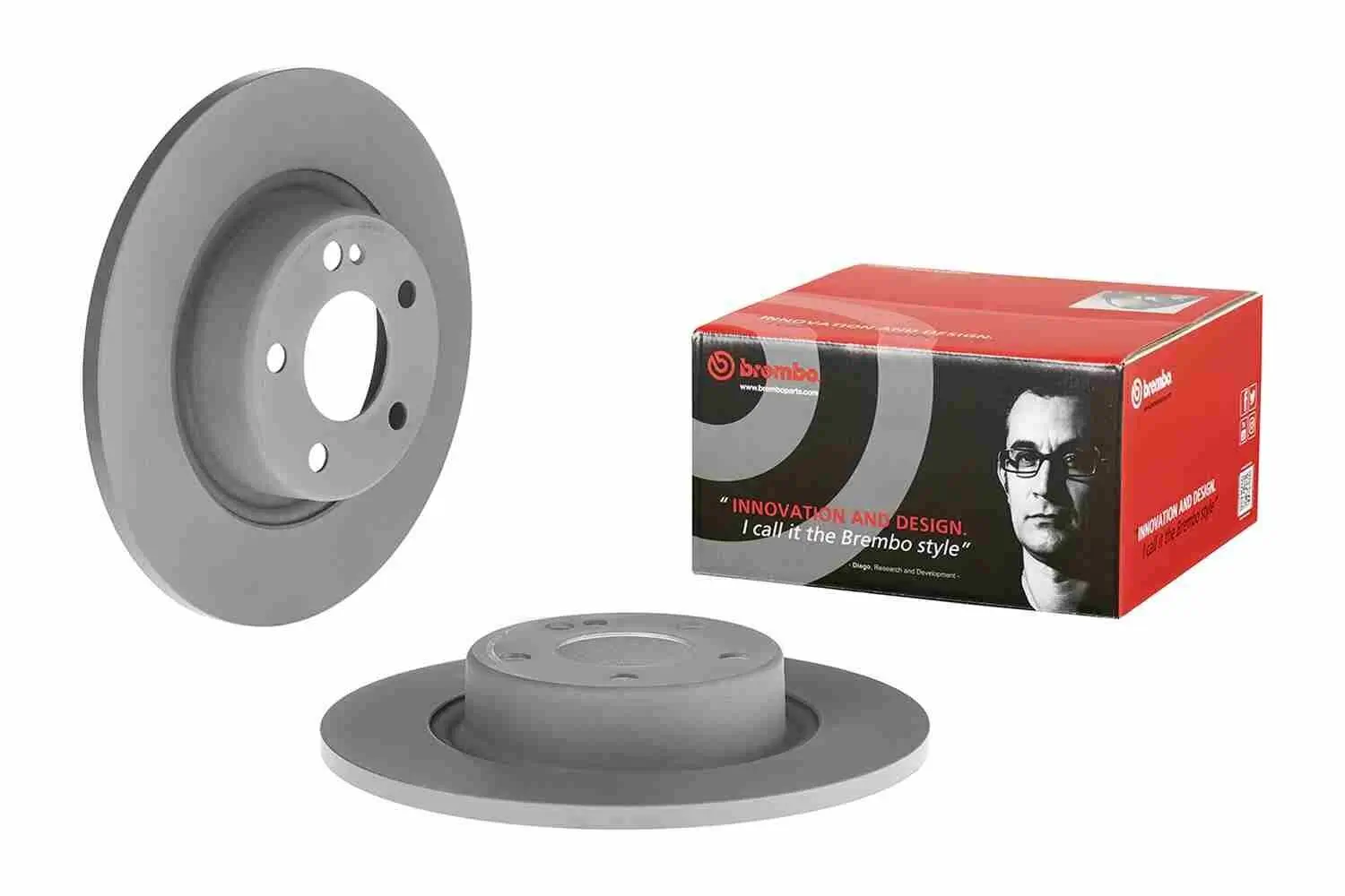 Bremsscheibe Hinterachse BREMBO 08.D530.13