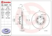 Bremsscheibe BREMBO 09.3357.10